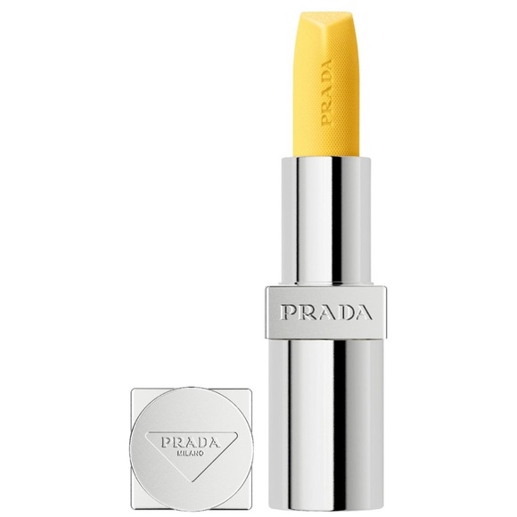 Prada Other - PRADA new Banana Yellow U002 Hydrating Lip Balm with Jojoba Oil Glow Lipstick